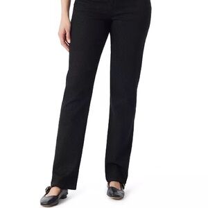 Gloria Vanderbilt Classic Black Jeans